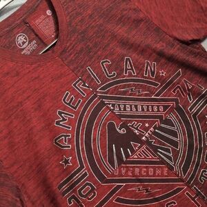 American Fighter T-Shirt Men's XL Red Short Sleeve Tee